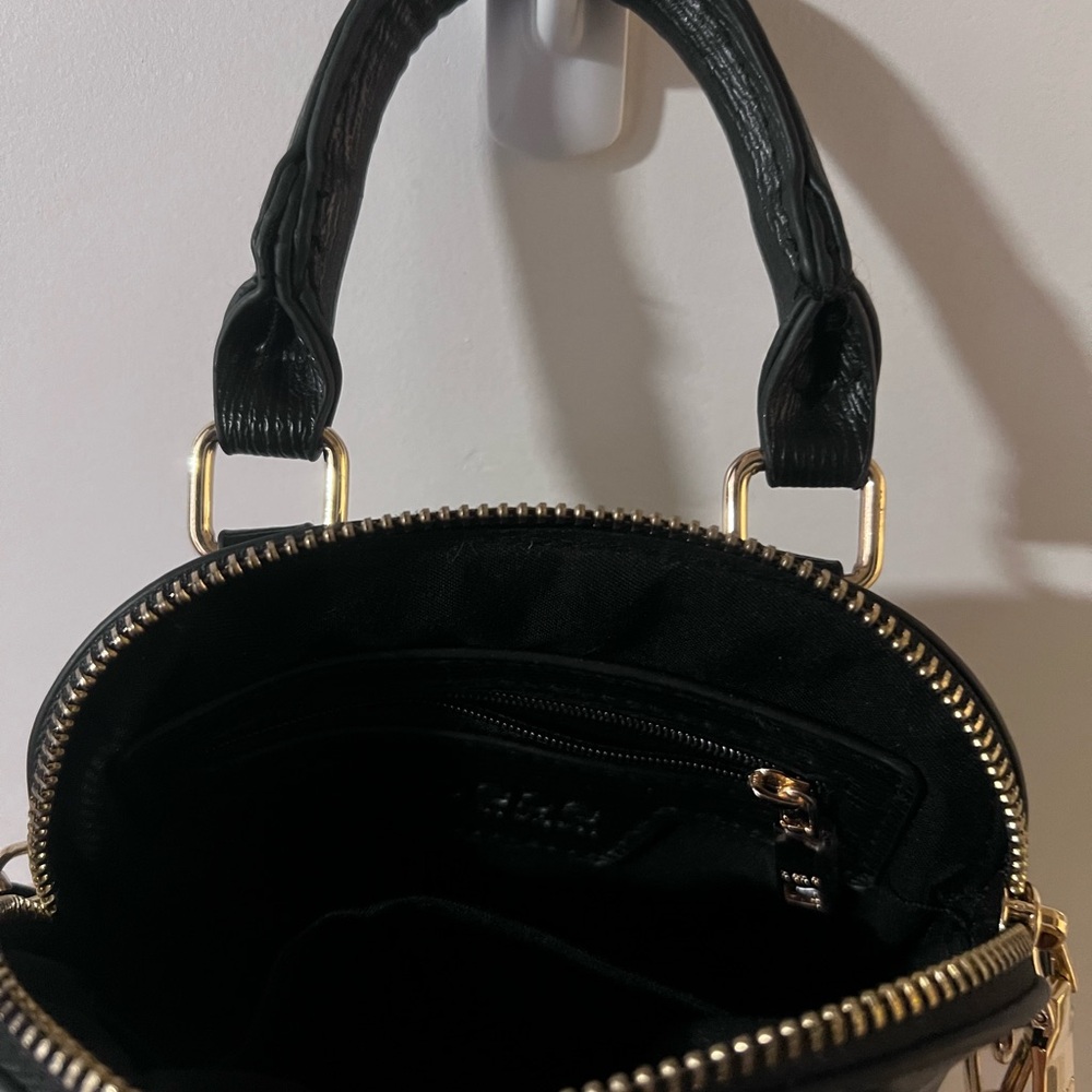 Bebe Black and Gold Handbag - Picture 3 of 6